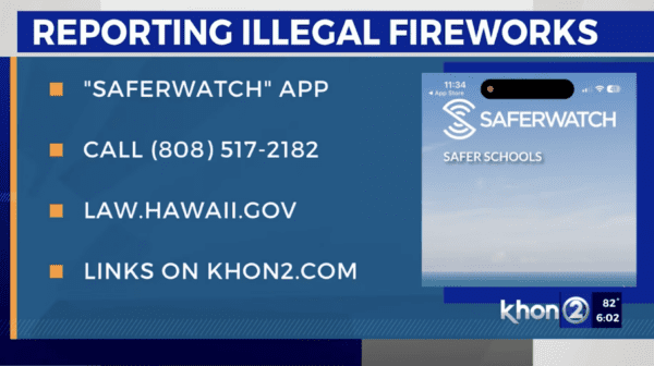 New app to help public report illegal fireworks for 4th of July